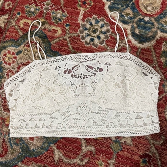 Free People Lyra Bralette Crop Top (size medium) - Picture 2 of 8